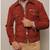 Men's tan suede leather real lambskin handcrafted biker jacket