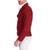 Men's red suede leather timeless style cafe racer biker jacket