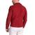 Men's red suede leather timeless style cafe racer biker jacket