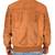Men's tan suede leather smart casual bomber biker jacket