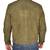 Men's olive green suede leather daily wear trucker jacket