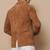 Men's tan suede leather everyday wear classic design jacket