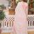 Digital print & embroidered russian silk gown & dupatta