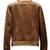 Men's cafe racer suede leather premium finish brown shirt jacket