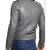 Men's grey leather smart casual lambskin biker jacket