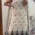 White Color Sequence And  Embroidery Work Silk blend Salwar Suit