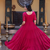 Pink zari & sequins work blooming gown
