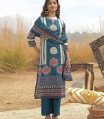 Women Ethnic Motifs Printed Kurta with Palazzos & With Dupatta
