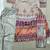 multicolor printed crepe silk kurta with straight pant & dupatta