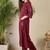 Ethnic Motifs Embroidered Thread Work Cotton Kurta with Trousers