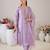 Women Floral Embroidered Kurta with Trousers & Dupatta