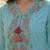 Women Floral Embroidered Sequinned Cotton Kurta with Trousers & With Dupatta