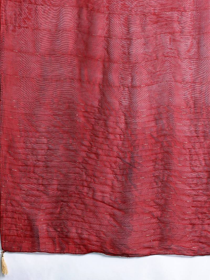 Ethnic Motifs Embroidered Kurta with Trousers & Dupatta