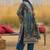 Women Ethnic Motifs Printed Mirror Work Cotton Kurta with Trousers & With Dupatta