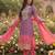Women Ethnic Motifs Printed Sequinned Kurta with Trousers & With Dupatta