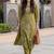 Women Floral Embroidered Thread Work Cotton Kurta with Trousers