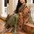 Women Floral Thread Work Kurta with Trousers & With Dupatta