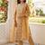 Women Floral Embroidered Thread Work Kurta with Trousers & With Dupatta