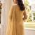 Women Floral Embroidered Thread Work Kurta with Trousers & With Dupatta