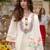 Floral Embroidered Kurta With Trousers & Dupatta