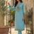 Women Floral Embroidered Thread Work Cotton Kurta with Trousers & With Dupatta