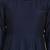 Elegant navy blue rayon long kurti dress