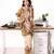 Yellow floral print linen  fancy co-ord set for women