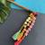 Multicolored handmade pompom bunstick