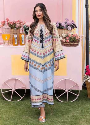 Multicolor floral print crepe  fancy co-ord set for women 1