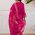 Women Floral Embroidered Thread Work Kurta with Palazzos & Dupatta