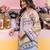 Multicolor floral print crepe  fancy co-ord set for women