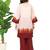 Maroon floral print crepe  fancy co-ord set for women