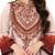 Maroon floral print crepe  fancy co-ord set for women