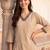 Women Ethnic Motifs Mirror Work Cotton Kurta with Trousers