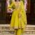 Women Ethnic Motifs Embroidered Panelled Thread Work Kurta with Trousers & With Dupatta