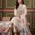 Women Floral Embroidered Thread Work Kurta with Trousers & With Dupatta