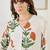 Floral Printed A-Line Cotton Kurta With Trouser