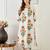 Floral Printed A-Line Cotton Kurta With Trouser