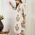 Floral Printed A-Line Cotton Kurta With Trouser