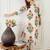 Floral Printed A-Line Cotton Kurta With Trouser