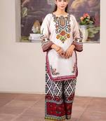 Multicolor floral print crepe  fancy co-ord set for women