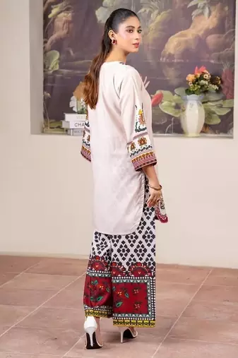 Multicolor floral print crepe  fancy co-ord set for women
