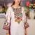 Multicolor floral print crepe  fancy co-ord set for women