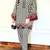 Black floral print crepe  fancy co-ord set for women