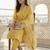 Women Floral Embroidered Thread Work Kurta with Trousers & With Dupatta