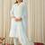 Women Ethnic Motifs Embroidered Thread Work Cotton Kurta with Trousers & With Dupatta