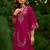 Women Floral Embroidered Thread Work Kurta with Trousers & With Dupatta