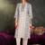 Floral Printed Notch Neck Cotton Straight Kurta With Trousers & Dupatta