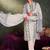 Floral Printed Notch Neck Cotton Straight Kurta With Trousers & Dupatta