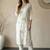 Women Floral Embroidered Thread Work Kurta with Trousers